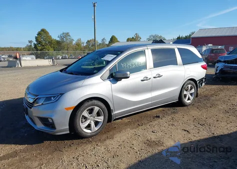 2018 Honda Odyssey Ex-L z USA, uszkodzony, nr VIN 5FNRL6H71JB083993